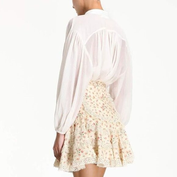 Zimmermann Freja Flutter Skirt Size 0 XS b201 - Picture 5 of 12